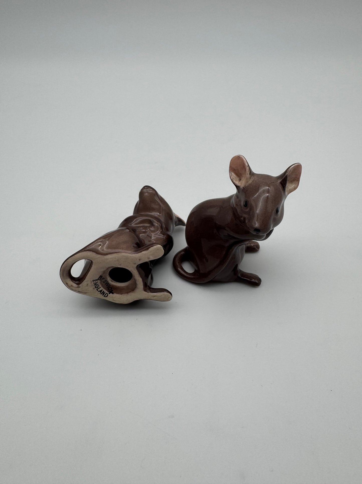 Beswick Mouse England set van twee stuks