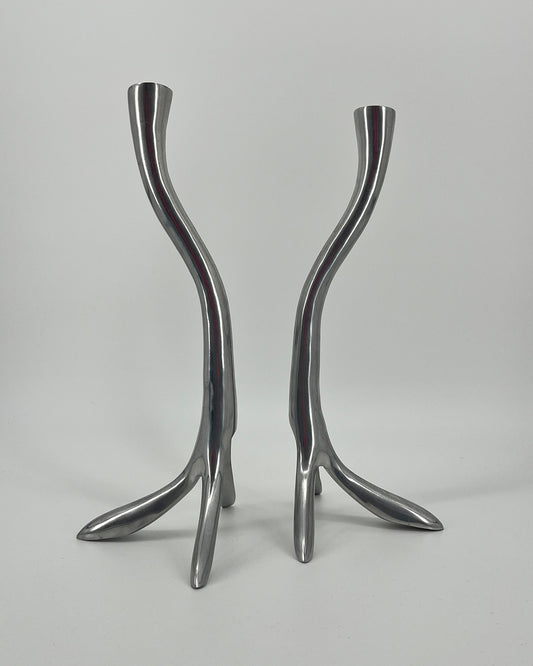 70s Zoomorphic Scandinavian Candle Holders (set van 2)
