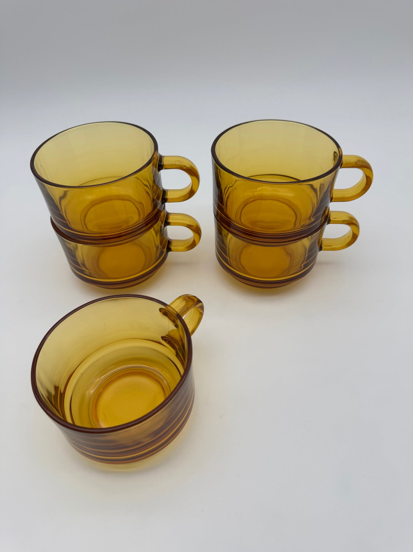 Koffie/thee koppen Bormioli Vitrosax - set van 5