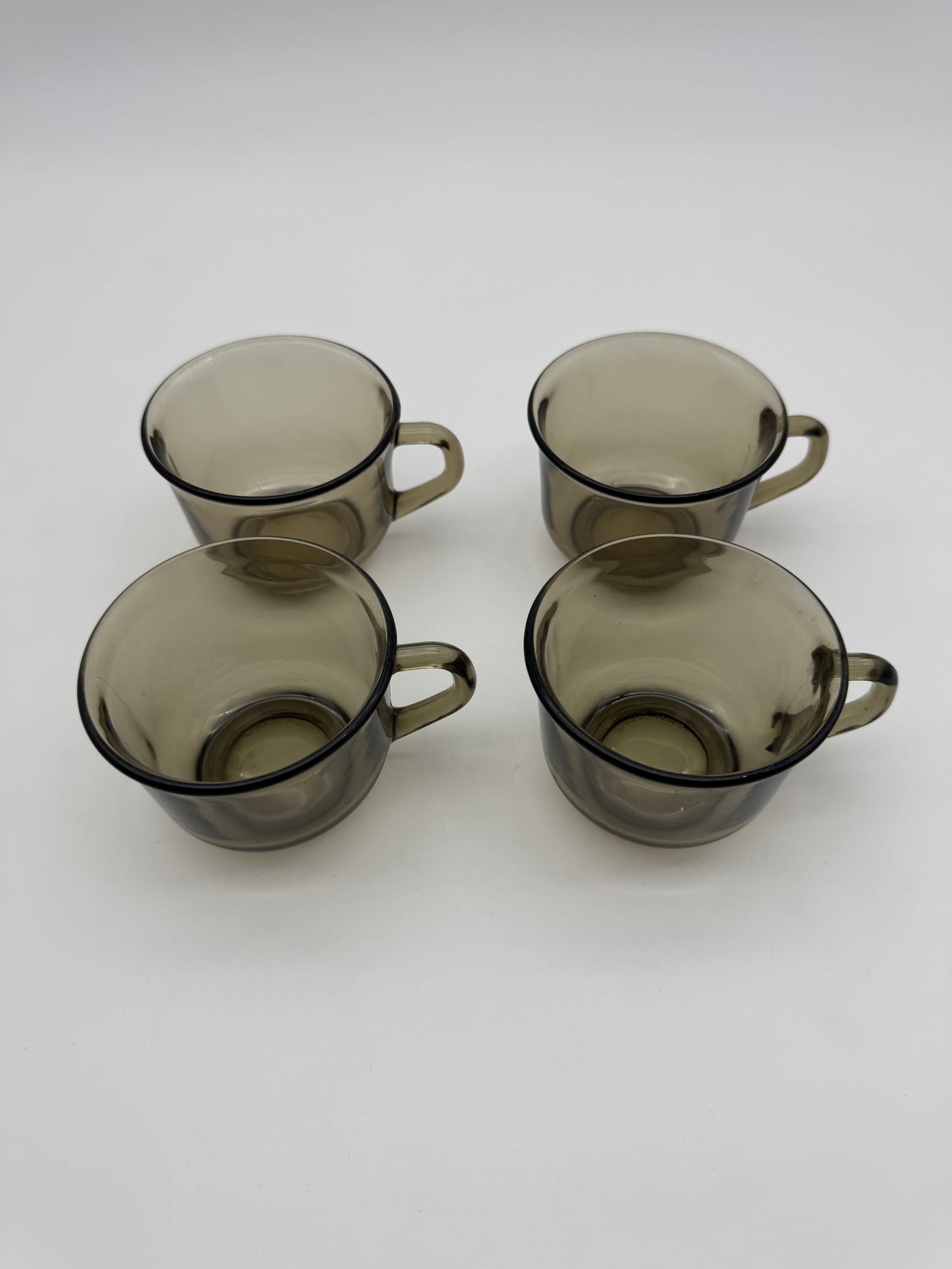 Rookglas kopje middel - Arcoroc France - set 4 stuks