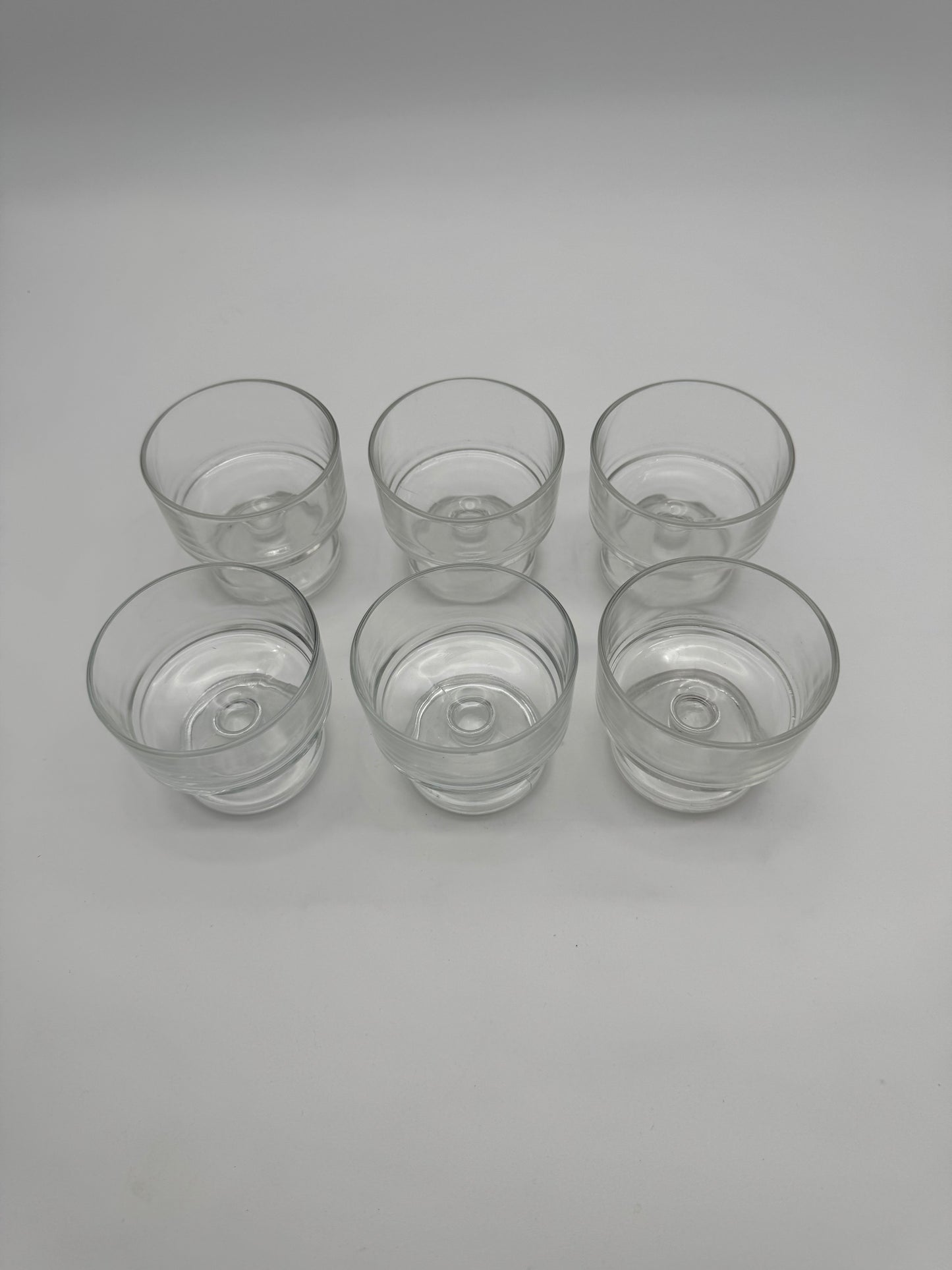Vintage champagne/ice coups Italy - set van 6 stuks
