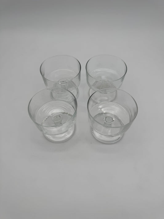 Champagne/ ice coupes - Luminarc France - set van 4 stuks