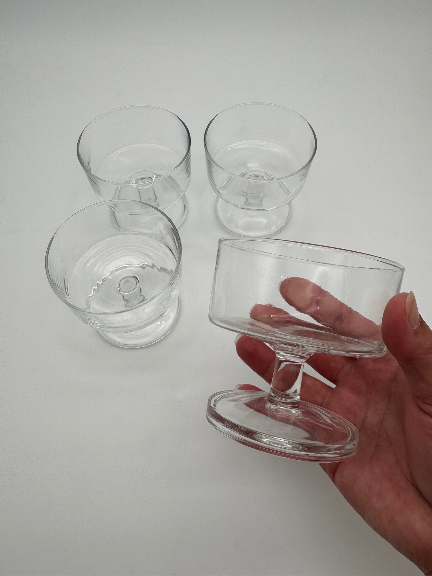 Champagne/ ice coupes - Luminarc France - set van 4 stuks