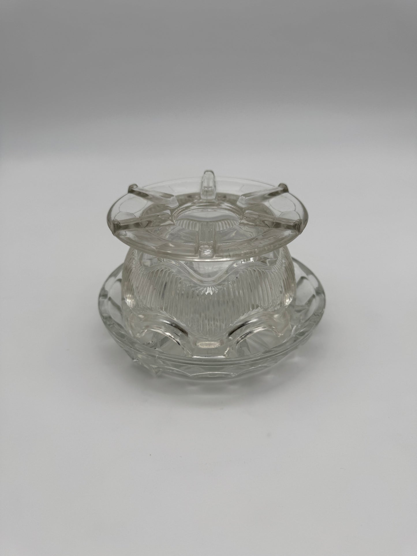 Vintage warmhouder helder persglas theewarmhouder Rechaud