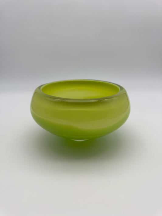 Glas object Glasblazerij Leerdam 2009 groen