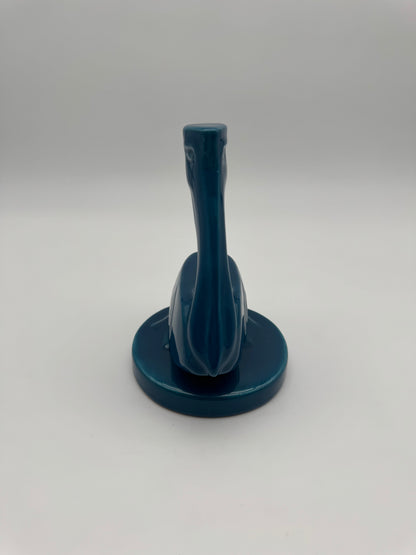 Geglazuurd aardewerk sculptuur van Pelikaan, design C.J. Gellings, uitvoering De Kennemer Pottenbakkerij / Velsen ca.1930