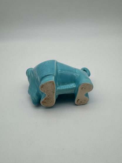 Bison turquoise Zweden van Stig Lindberg voor Gustavsberg factory