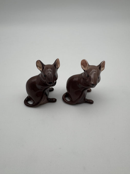 Beswick Mouse England set van twee stuks