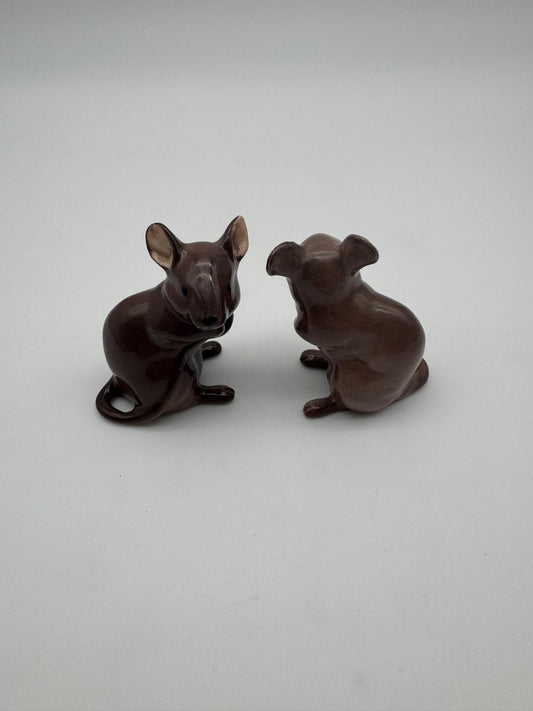 Beswick Mouse England set van twee stuks