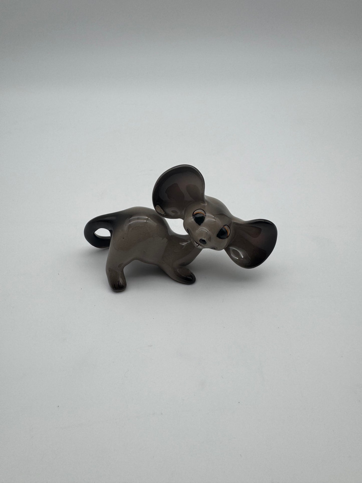 Vintage Norcrest big ear mouse nodders ceramic japan bobblehead (1 stuk)