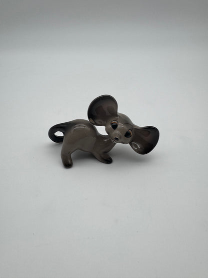 Vintage Norcrest big ear mouse nodders ceramic japan bobblehead (1 stuk)