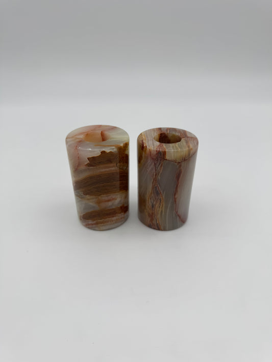 Kaarshouders Onyx natuursteen