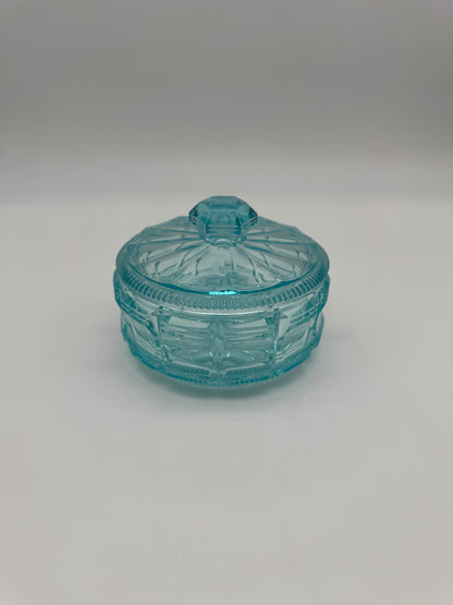 Blauw persglas bonbonniére