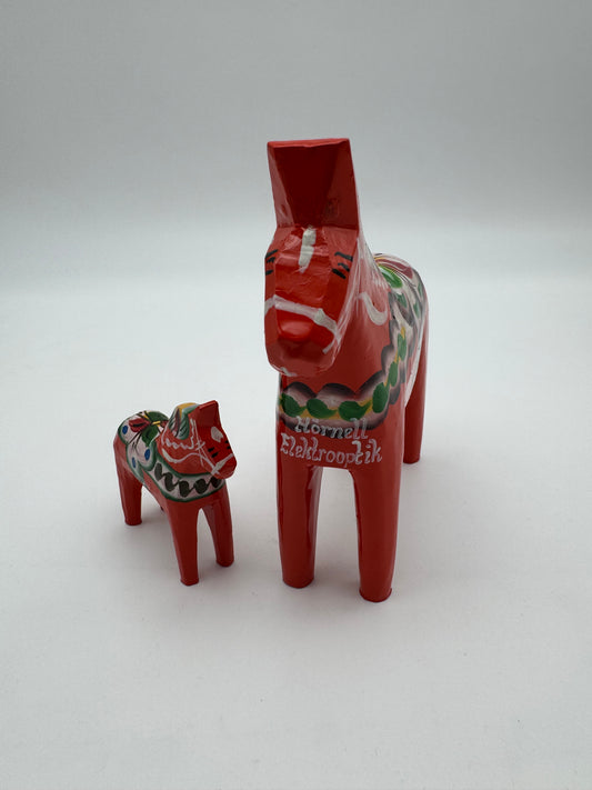 Dala Paarden van Nils Olsson - set van twee stuks