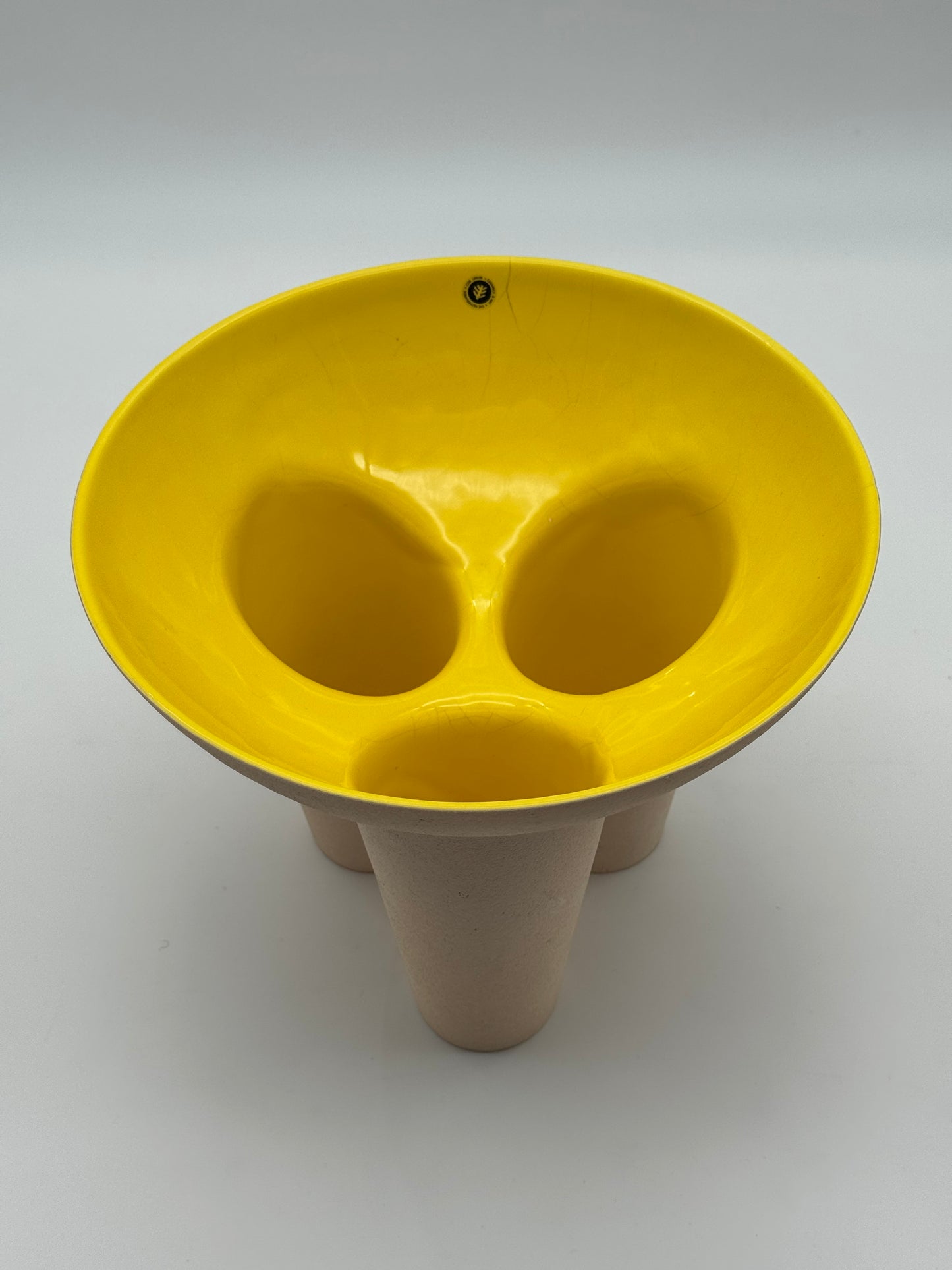 Design vaas geel Cor Unum