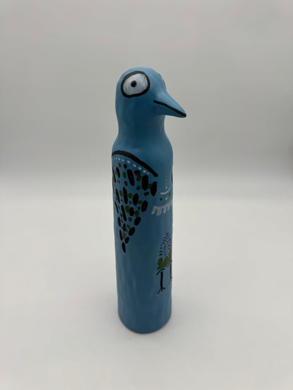 Pinguïn ontwerp Katarina Brieditis voor Ikea jaren '90 - handbeschilderd in stijl van Corneille
