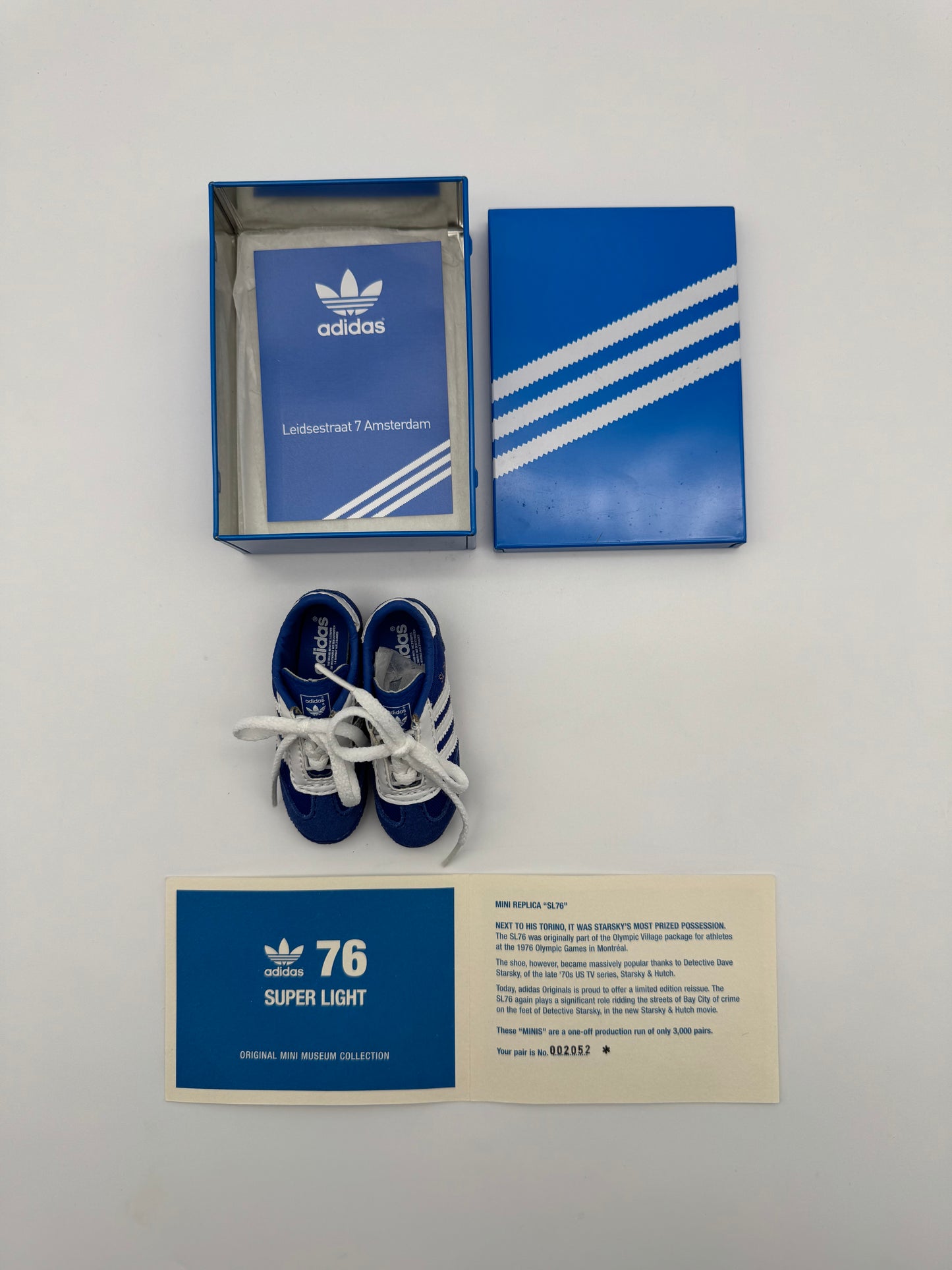 Adidas Originals SL76 mini museum collection limited edition Amsterdam nr. 2052