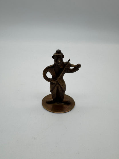 Hagenauer beeldje Werkstätte Hagenauer Wien muzikant violist brons 1930-1950