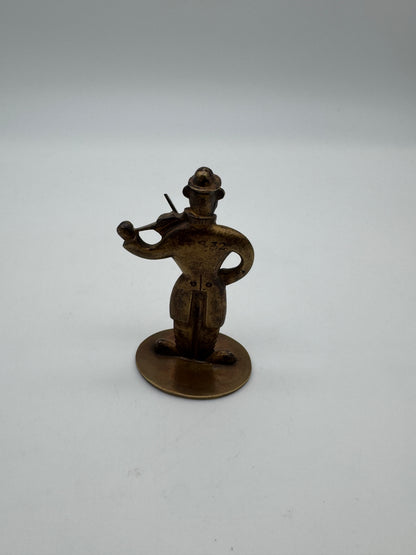 Hagenauer beeldje Werkstätte Hagenauer Wien muzikant violist brons 1930-1950