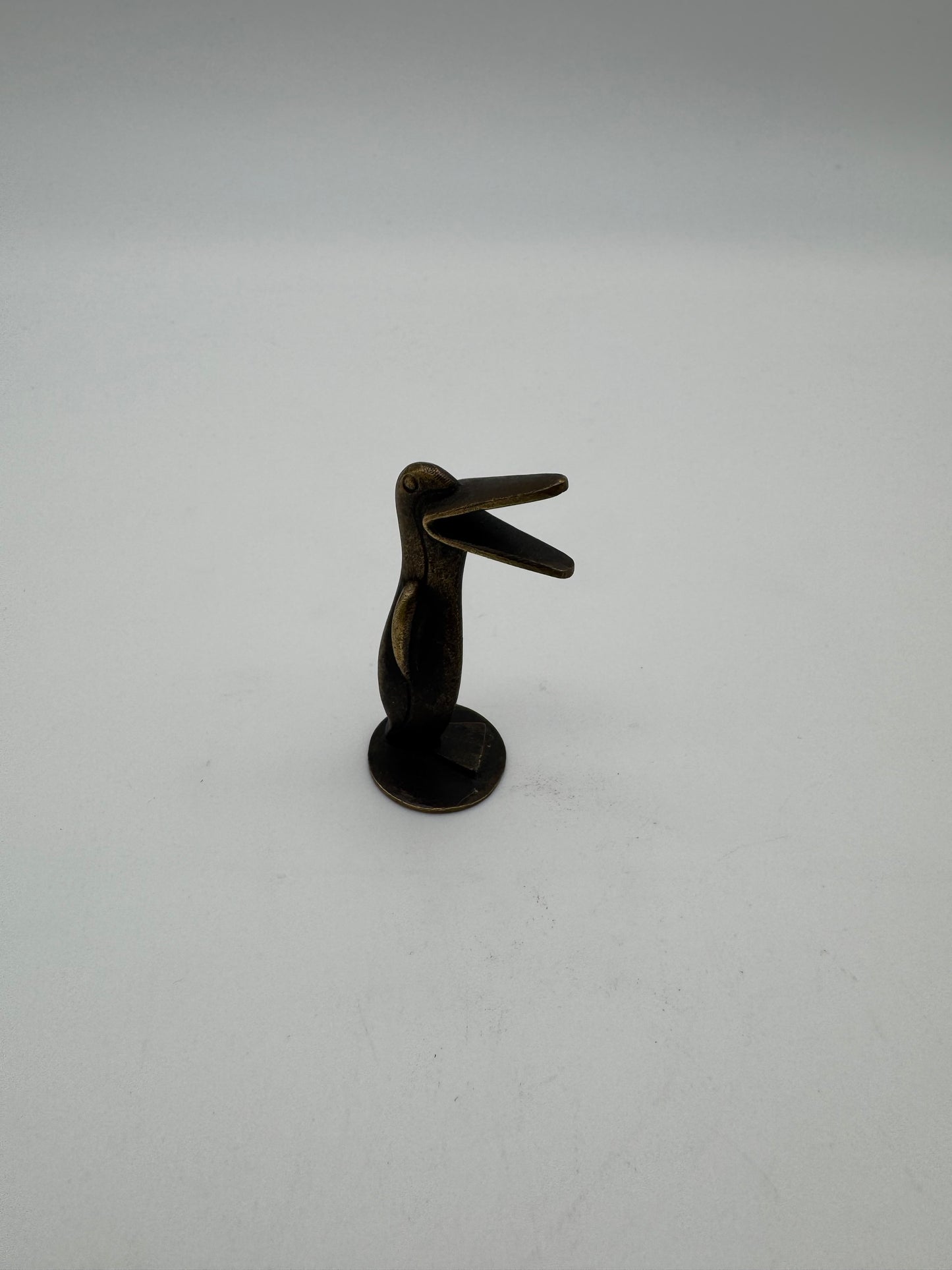 Hagenauer beeldje Werkstätte Hagenauer Wien pinguïn brons 1930-1950