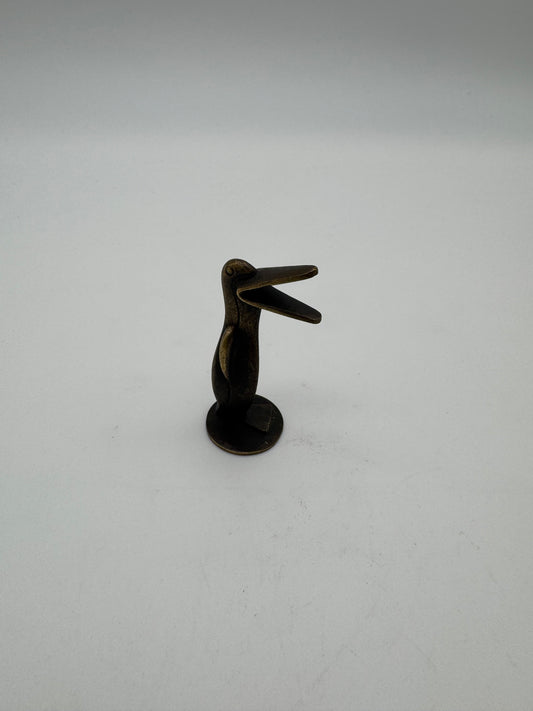 Hagenauer beeldje Werkstätte Hagenauer Wien pinguïn brons 1930-1950