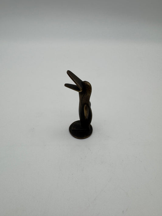 Hagenauer beeldje Werkstätte Hagenauer Wien pinguïn brons 1930-1950