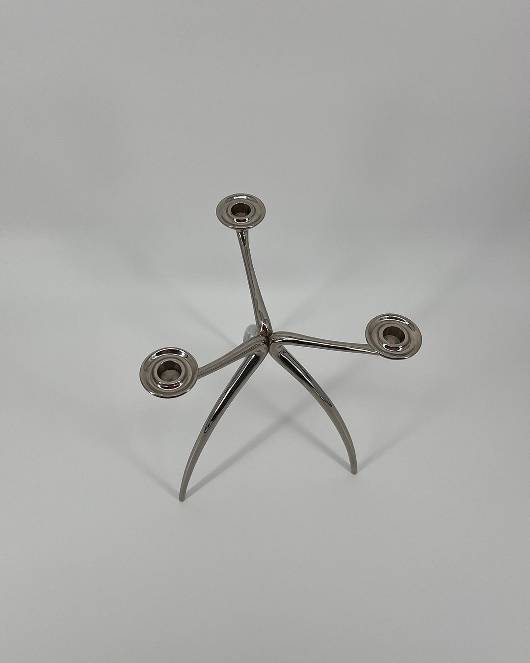 70s Designer Tripod Candlestick