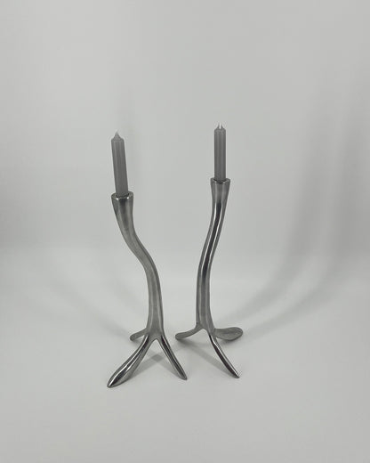 70s Zoomorphic Scandinavian Candle Holders (set van 2)