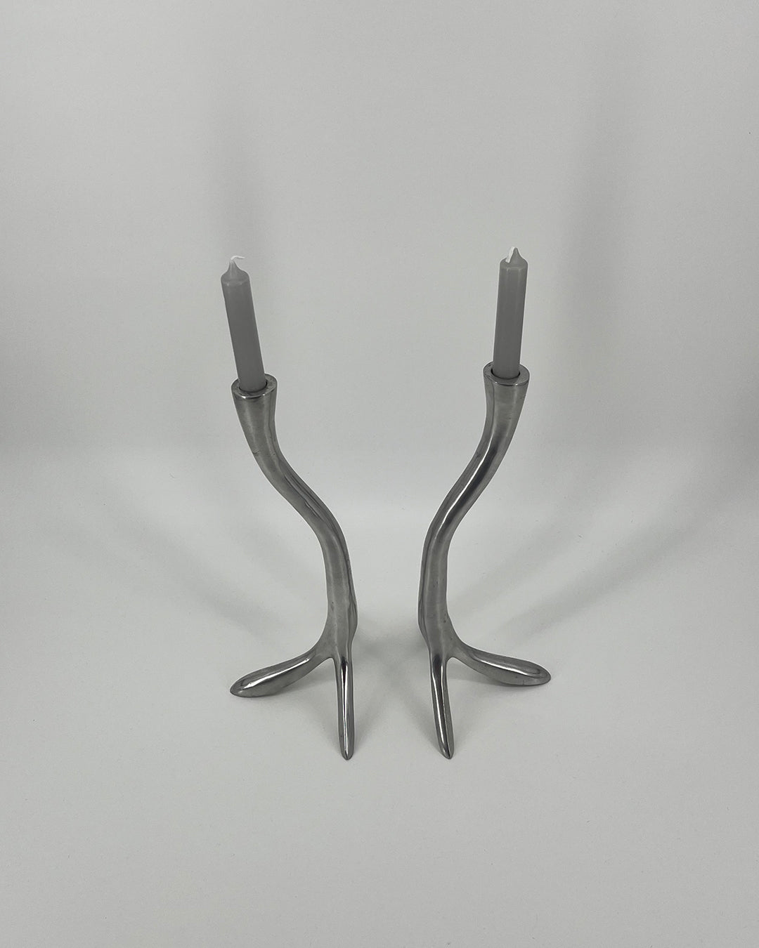 70s Zoomorphic Scandinavian Candle Holders (set van 2)