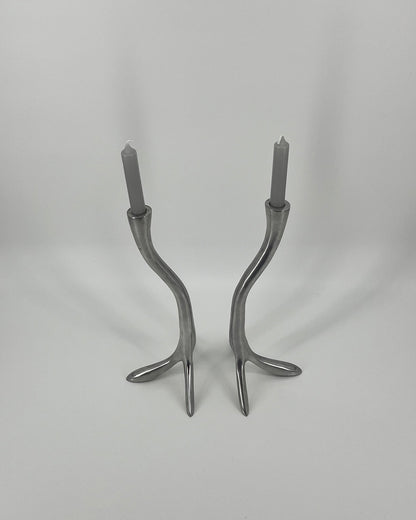 70s Zoomorphic Scandinavian Candle Holders (set van 2)