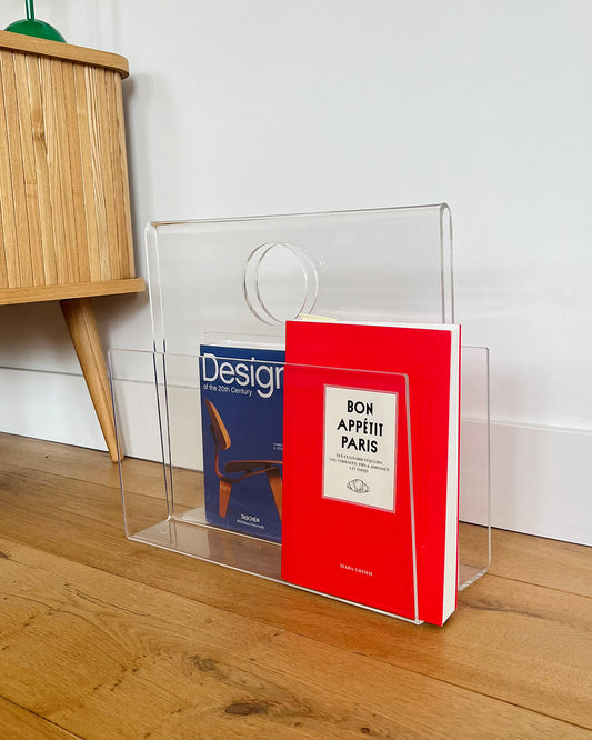 80s Transparant Magazine Holder