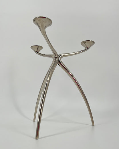 70s Designer Tripod Candlestick