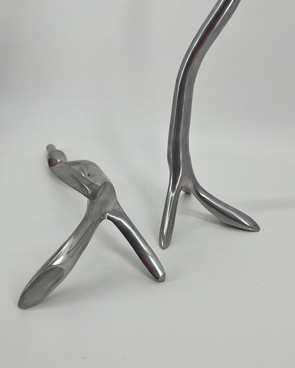 70s Zoomorphic Scandinavian Candle Holders (set van 2)