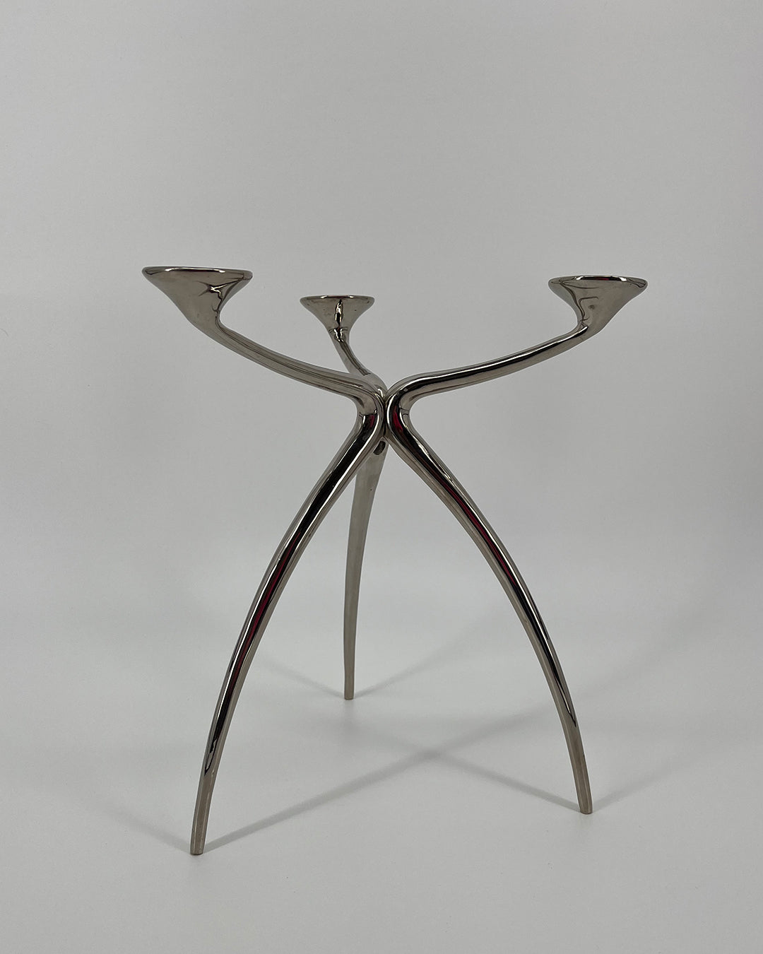 70s Designer Tripod Candlestick