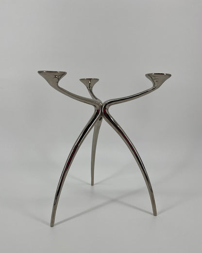 70s Designer Tripod Candlestick