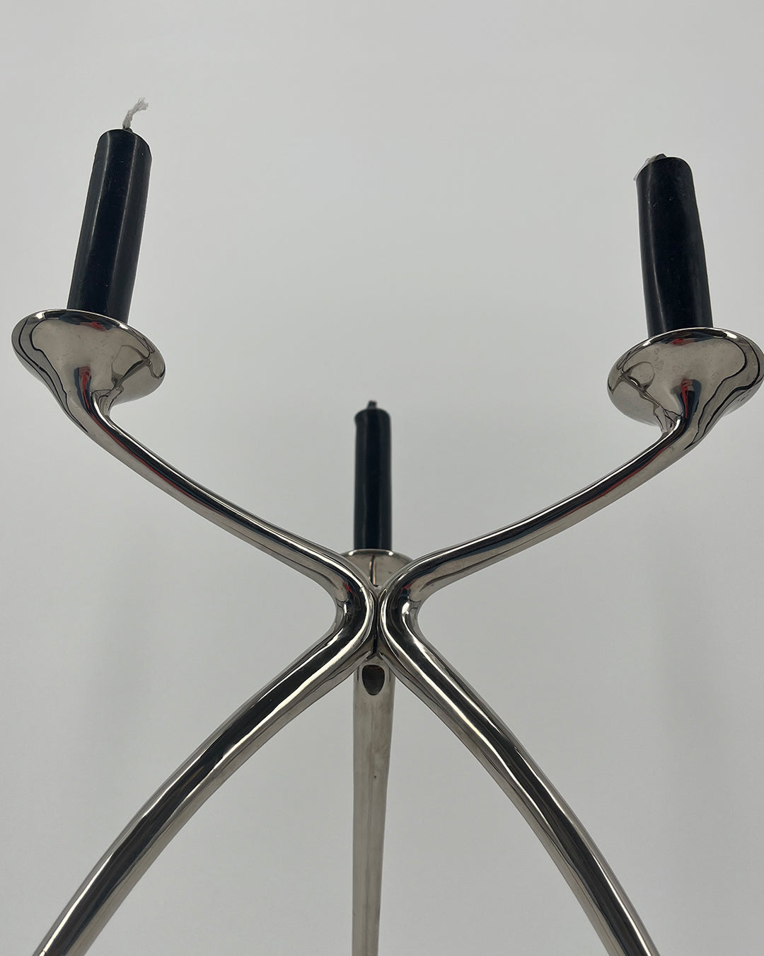 70s Designer Tripod Candlestick