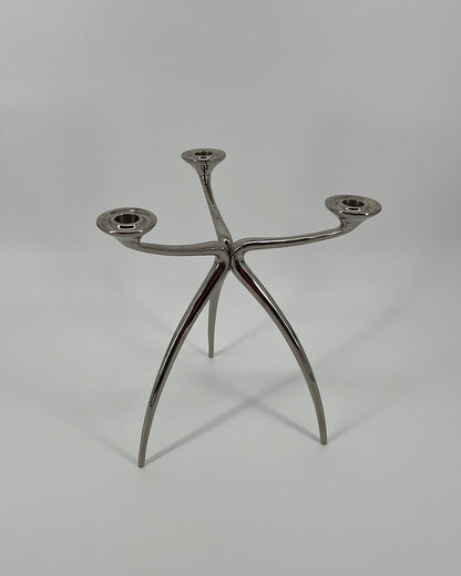 70s Designer Tripod Candlestick